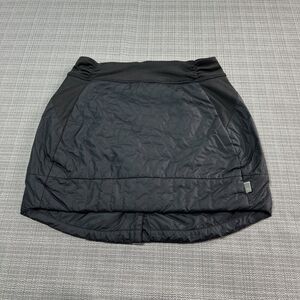 Mountain Hardwear Mini Skirt Women Small Black Trekkin Insulated Quilted Outdoor